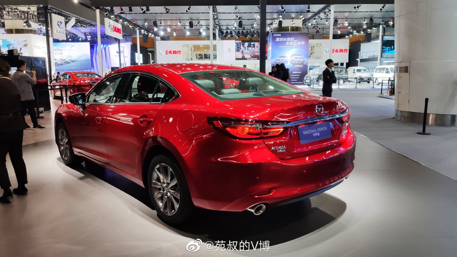 马自达展台,新款CX-4,新款马自达6个全新马自达3。