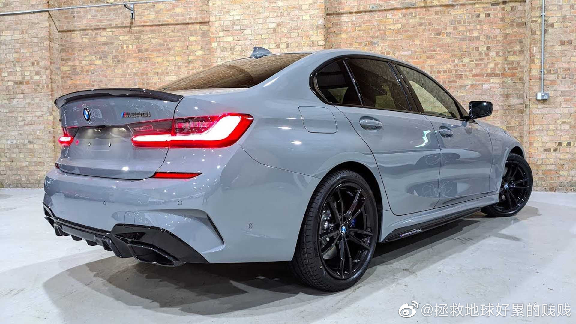 每天一组汽车美图：水泥灰色的BMW M340i