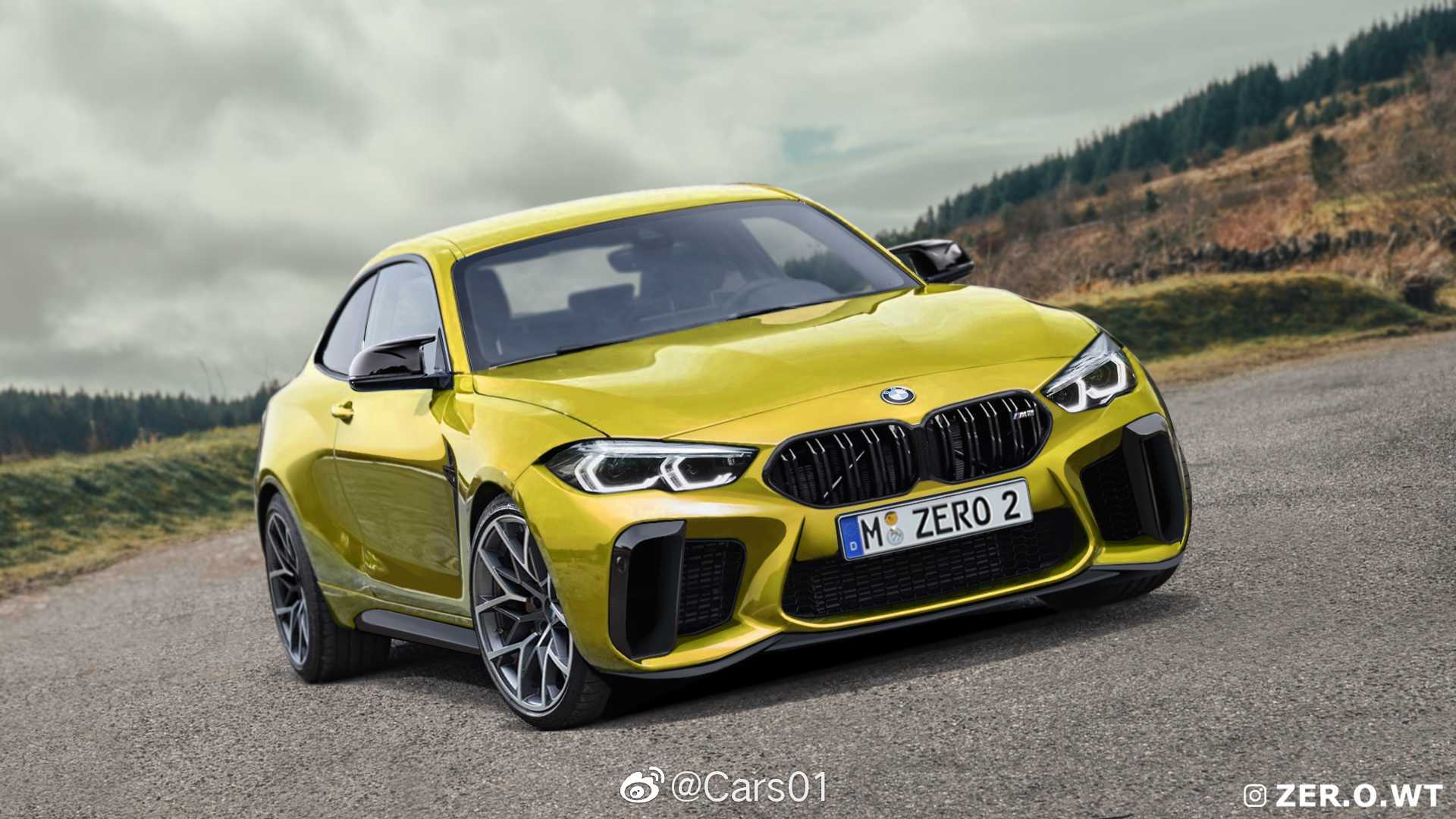 外媒绘制的下一代宝马M2渲染图 cars01车闻（BMW Blog）