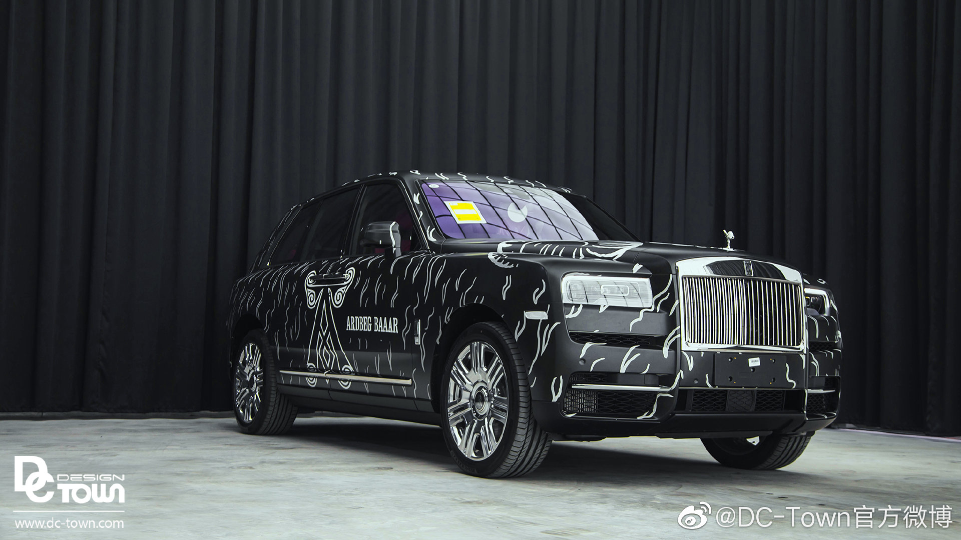 DC出品: 劳斯莱斯库里南 整车LVMH旗下阿贝酒主题彩绘
