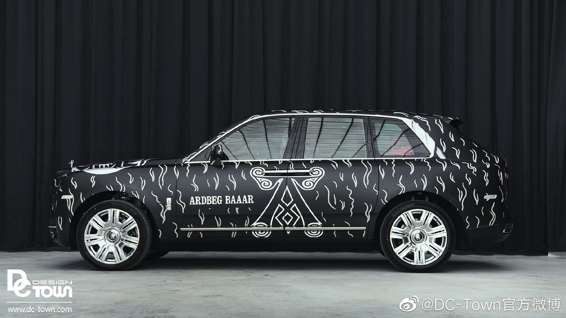 DC出品: 劳斯莱斯库里南 整车LVMH旗下阿贝酒主题彩绘