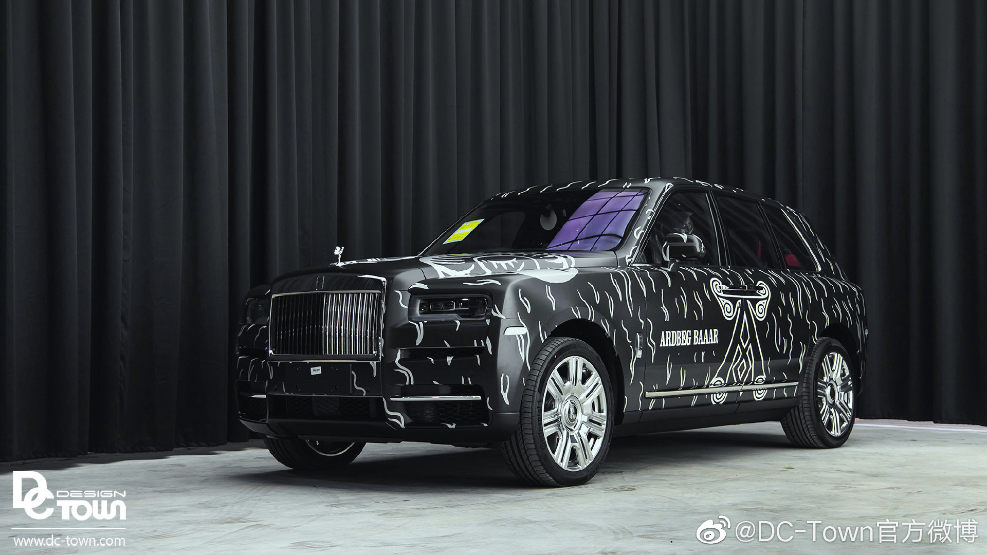 DC出品: 劳斯莱斯库里南 整车LVMH旗下阿贝酒主题彩绘