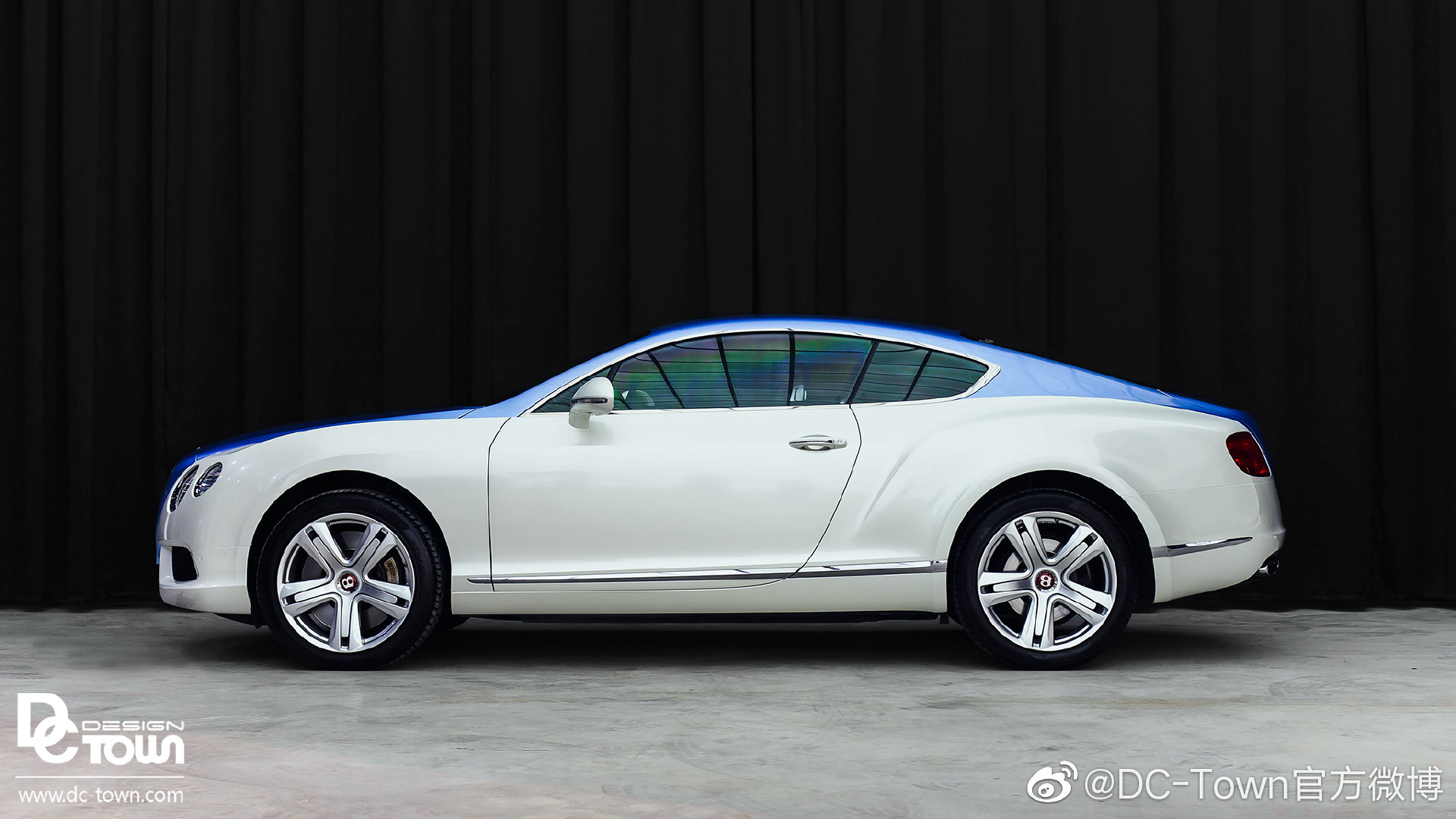 DC出品: 宾利欧陆GT 整车双拼改色贴膜