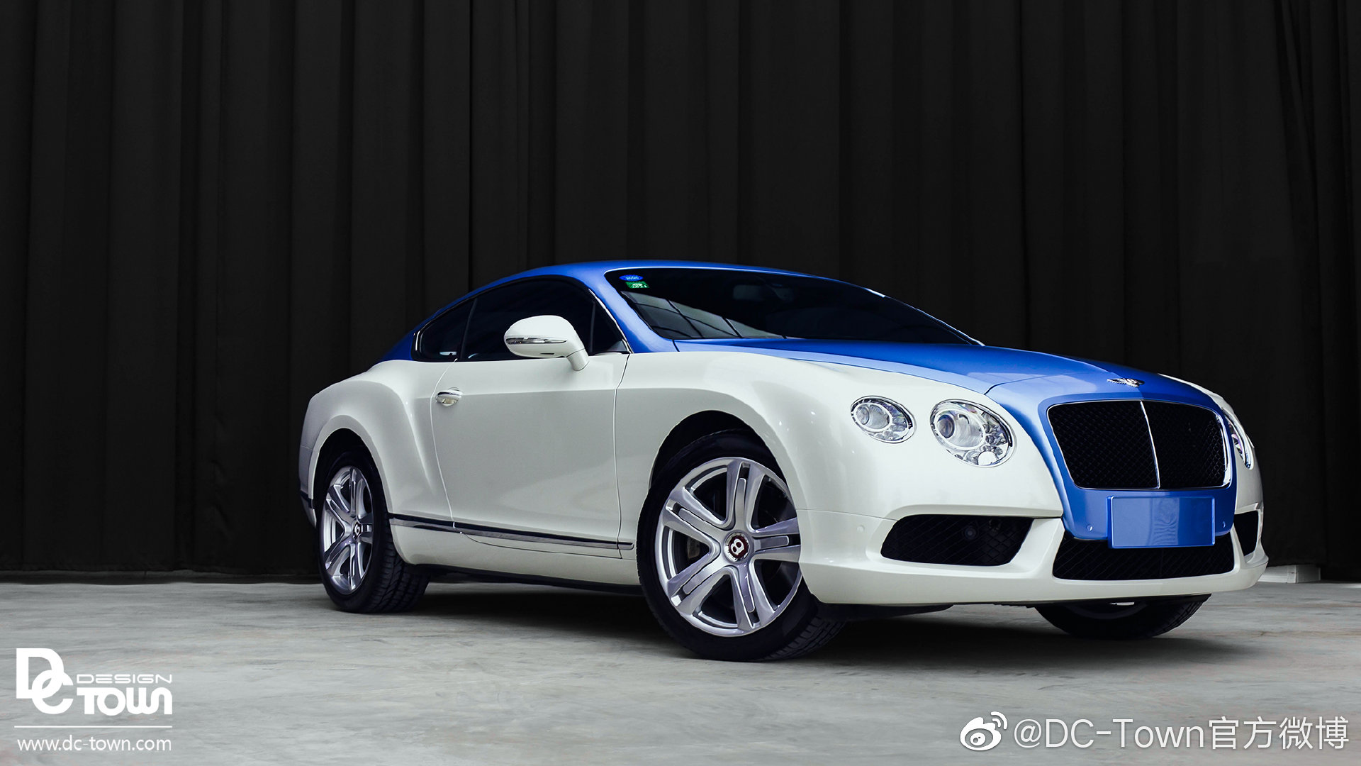 DC出品: 宾利欧陆GT 整车双拼改色贴膜