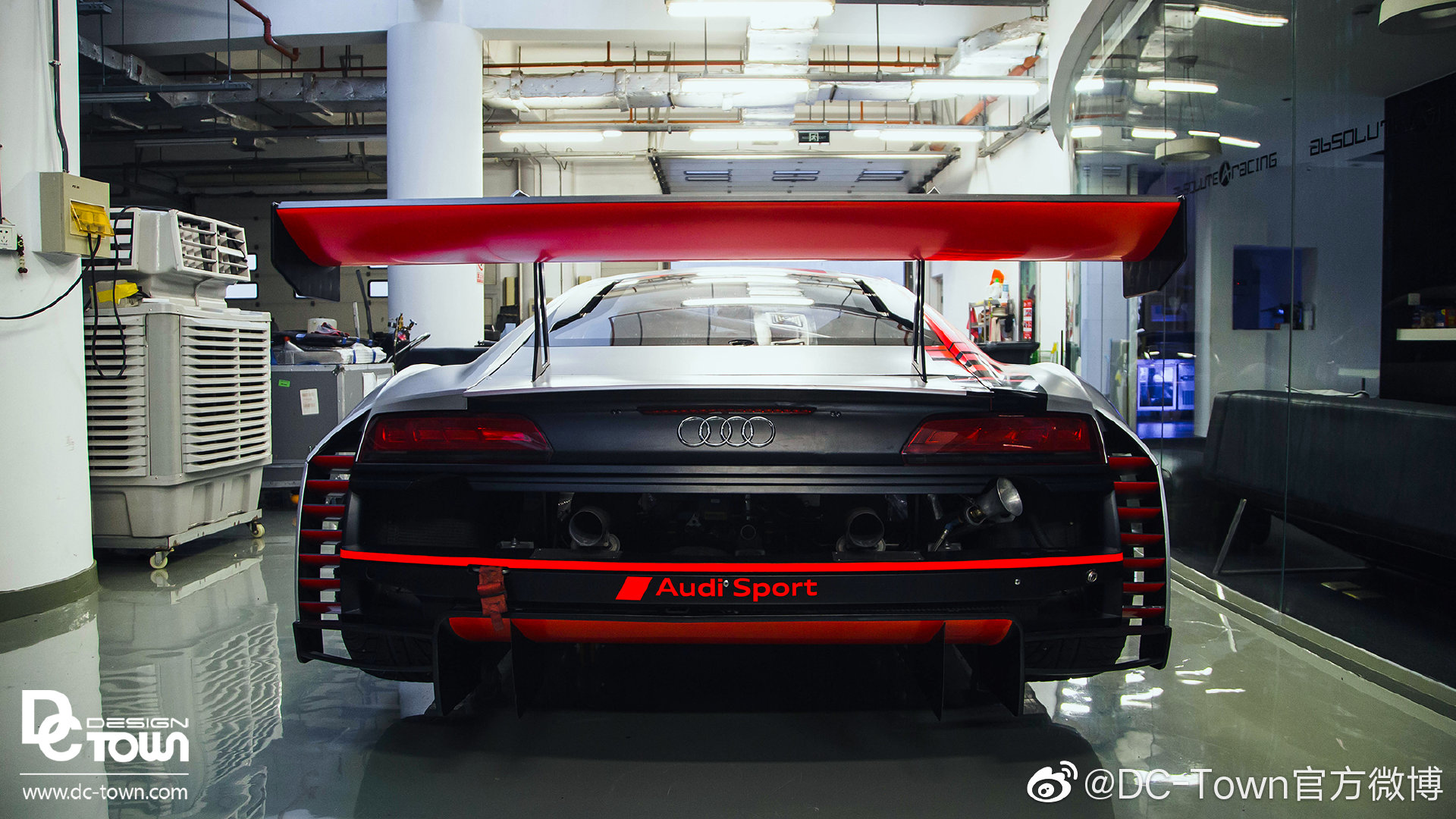 DC出品： 奥迪R8 LMS 整车改色拉花