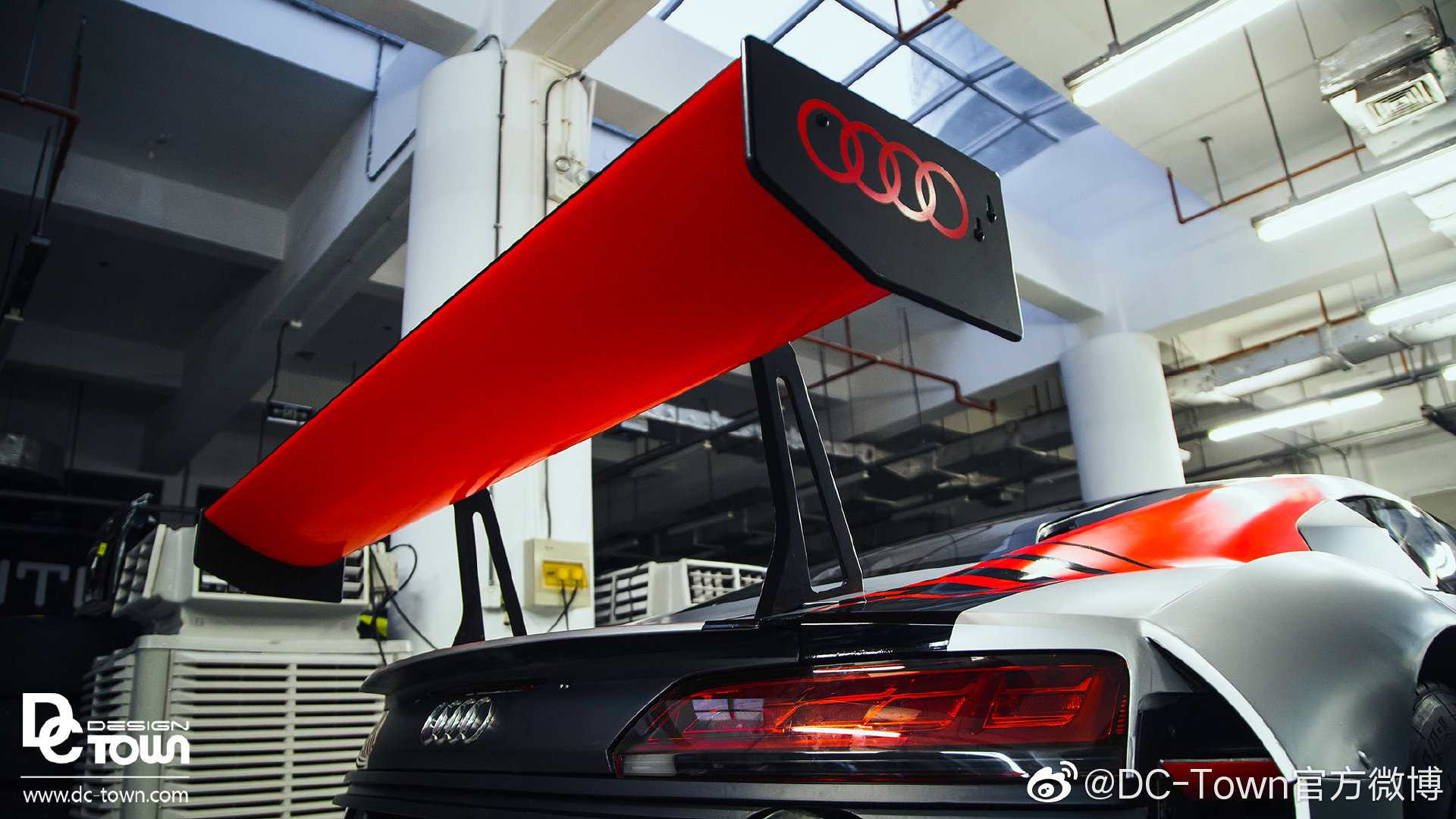 DC出品： 奥迪R8 LMS 整车改色拉花