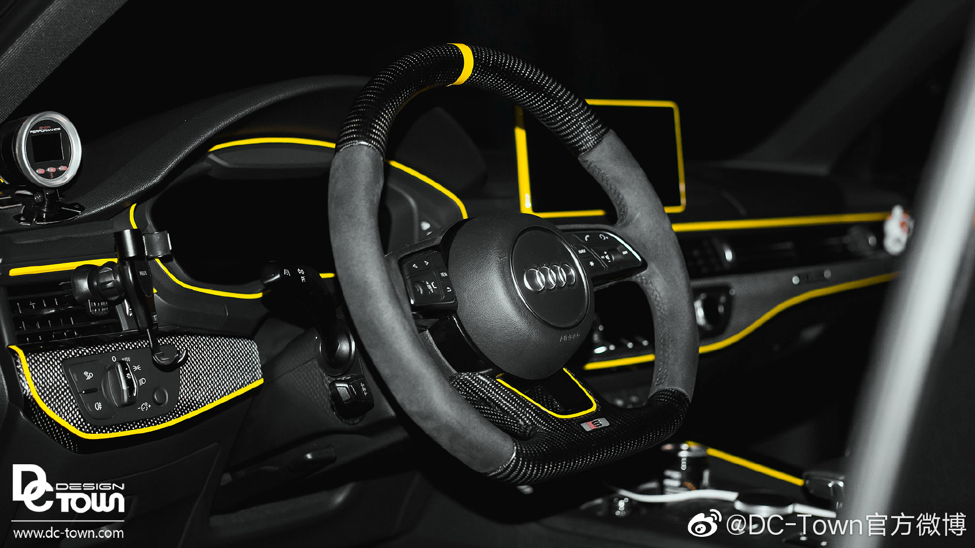 DC出品: 奥迪S4 整车黄黑泼墨改色