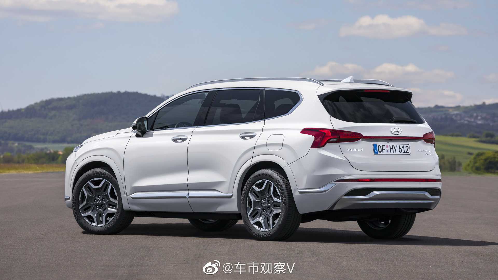2021 Hyundai Santa Fe,这个中网设计太个性了.