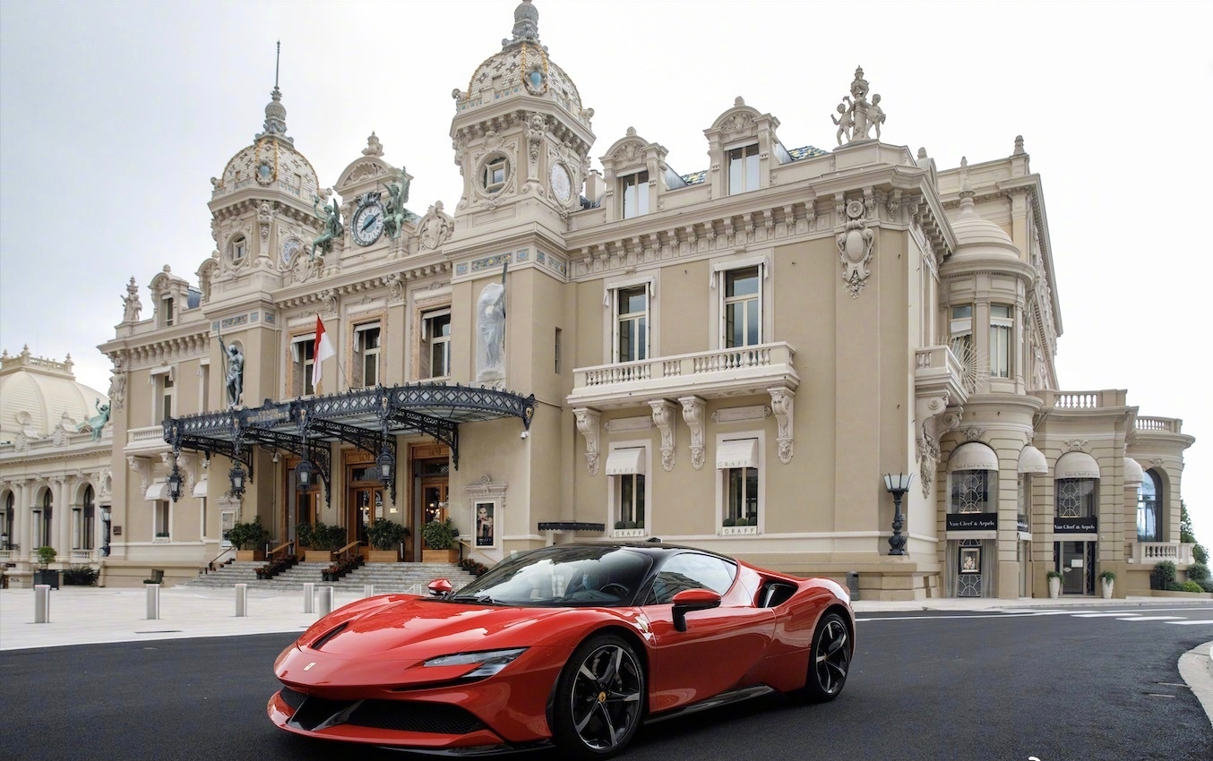 高清汽车美图：Ferrari SF90摩纳哥大片拍摄