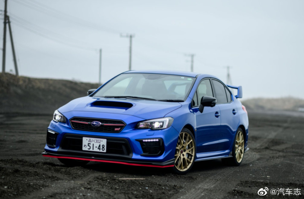 WRX STI：实车真的太漂亮了！