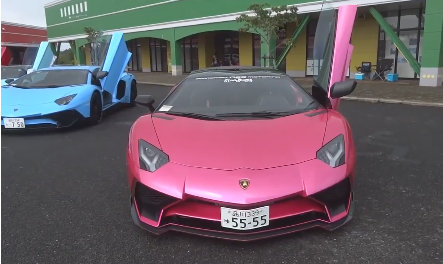 粉红色的牛牛Aventador,俘虏我的少女心,爱了爱了~