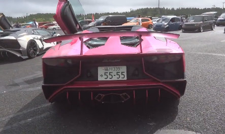 粉红色的牛牛Aventador,俘虏我的少女心,爱了爱了~