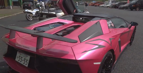 粉红色的牛牛Aventador,俘虏我的少女心,爱了爱了~