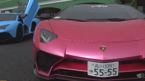 粉红色的牛牛Aventador,俘虏我的少女心,爱了爱了~