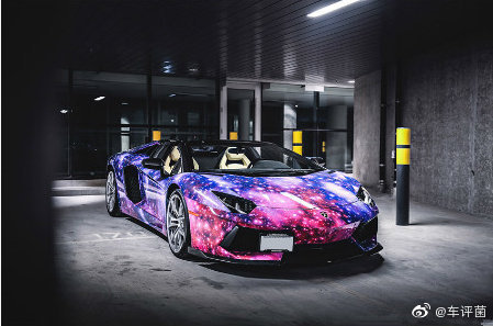 星空版敞篷大牛Aventador,把星空带回家