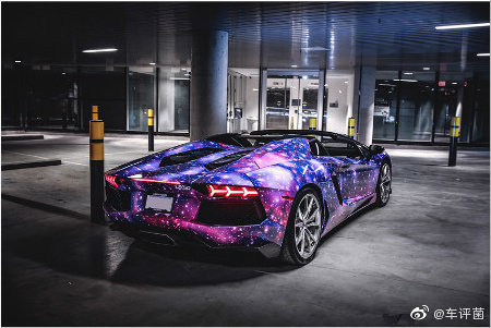 星空版敞篷大牛Aventador,把星空带回家