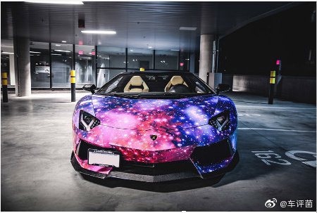 星空版敞篷大牛Aventador,把星空带回家
