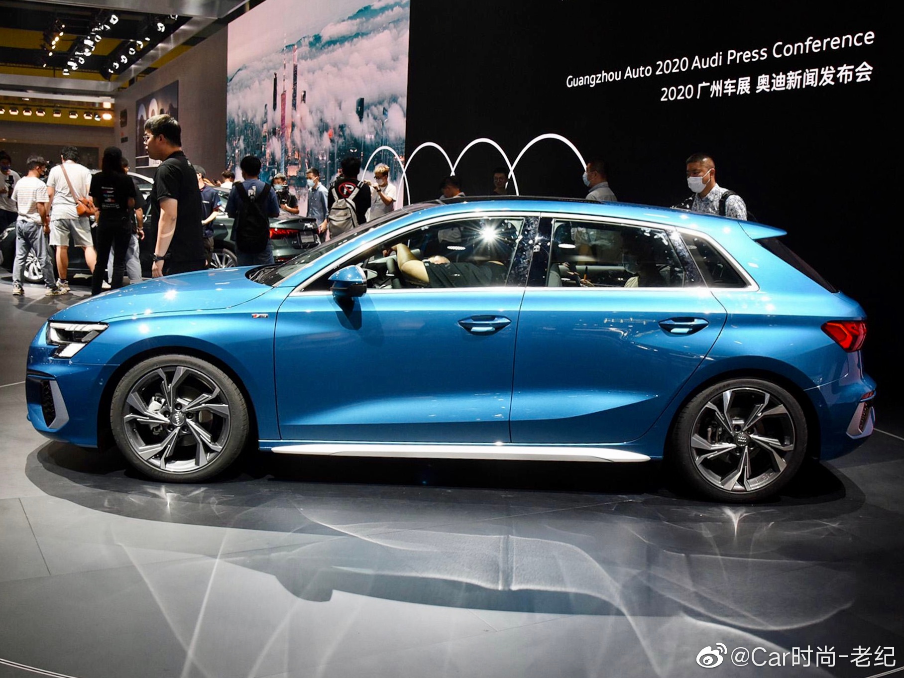 全新一代奥迪A3 Sportback，两厢版与海外保持一致造型