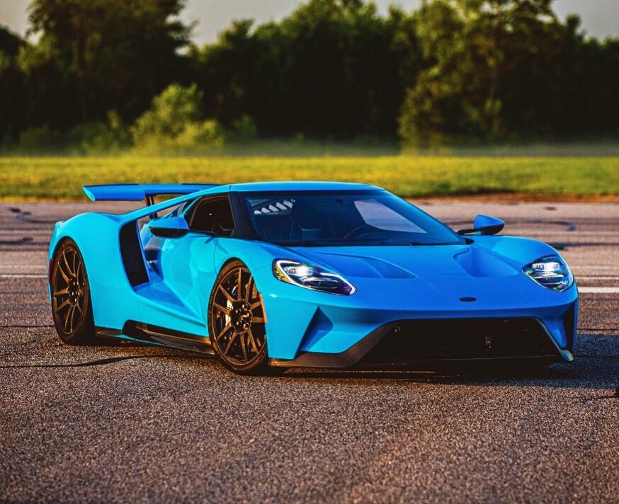 每天一组汽车美图：Ford GT,难得一见的超级跑车