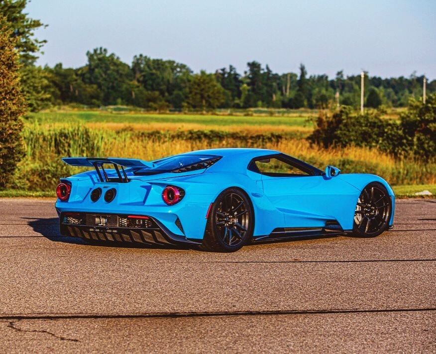 每天一组汽车美图：Ford GT,难得一见的超级跑车