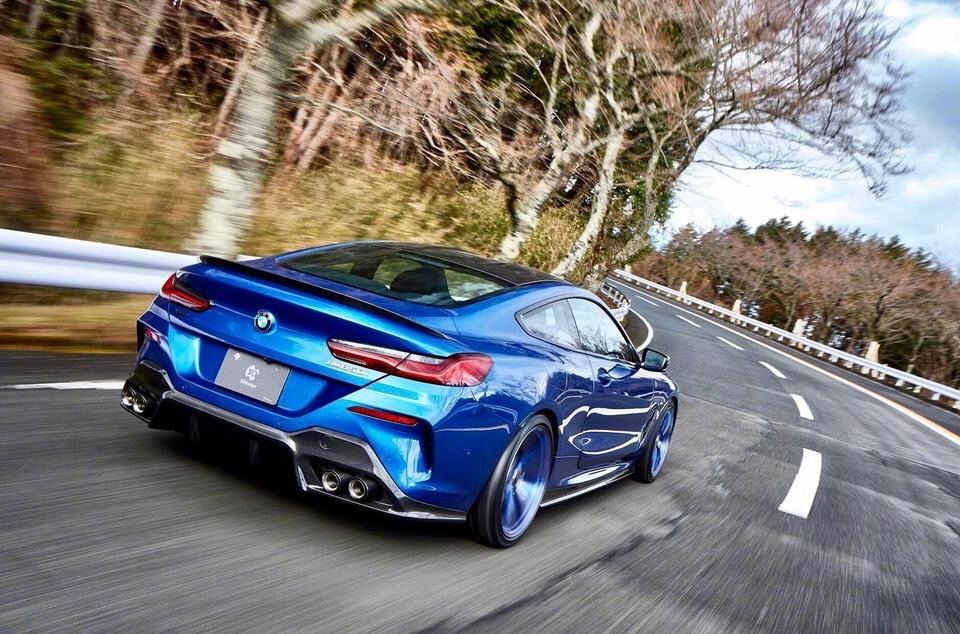 世界首台宝马M8 装上3D套件,是不是很有立体感!