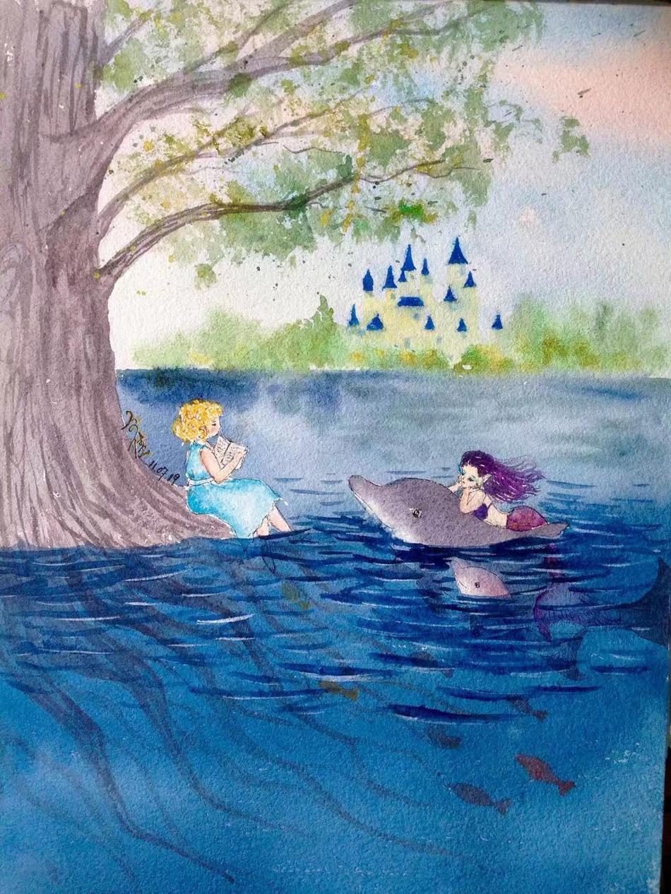 作者：文佳。八零后全职妈妈，现居住在德国。我相信，只要认真观察生活中的各种细节，就会越画越好。