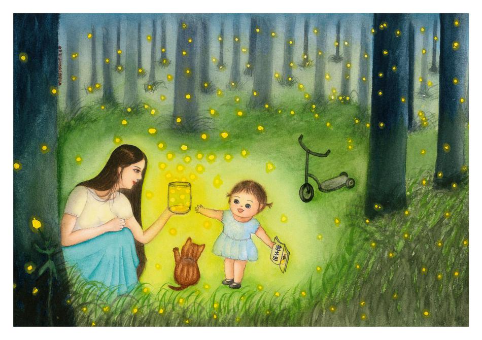 作者：小脚丫。上班族妈妈，爱好是画画、书法、舞蹈。自从在水彩纸上涂上第一笔色彩，赋能就已开始，我能真切感受到画画所带来的内心的充盈和踏实，以及酣畅淋漓。