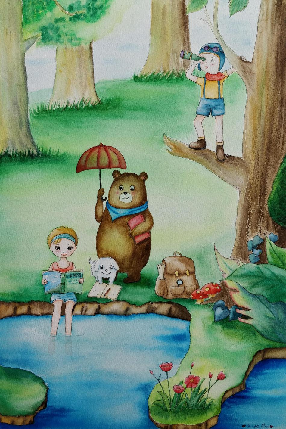 作者：XiaoMin。爱好画画、理财、看动漫、玩游戏。我喜欢比较有逻辑的东西，就是爱动动脑子，跟其他爱好配合得也挺不错了哈！