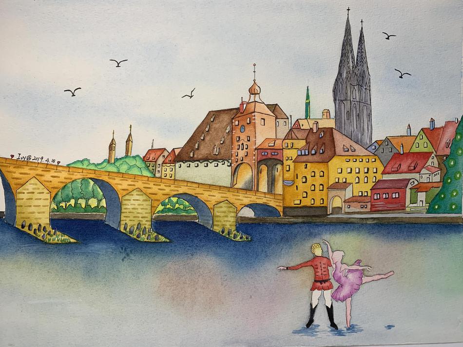 作者：Ivy Ma。两只葫芦娃的妈妈。天马行空地写写画画，努力在生活美学的路上修行。画画的影响力很大，让我的娃从不喜欢到喜欢，化被动为主动，我们都爱画画！