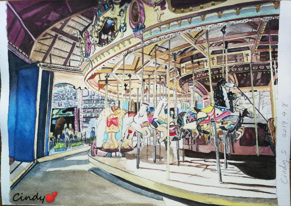 作者：Cindy。70后的中年少女，三个孩子的全职妈妈。喜爱读书、烘焙和做手工，今年三月开始和大侠老师学习水彩画，完全零基础，跟着大侠老师由浅入深的学习，渐渐迷上了画画，解锁了一样新技能，非常开心。