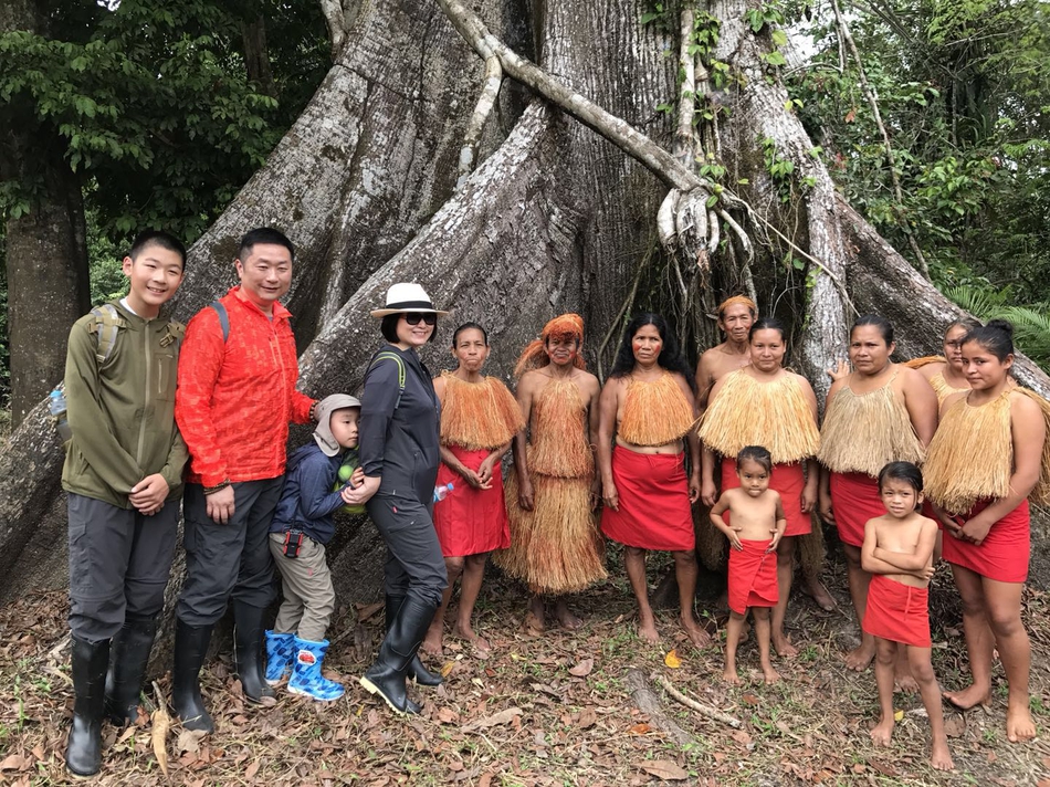 张思莱女儿一家