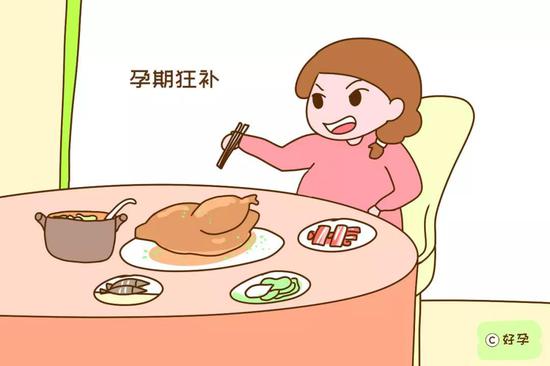 孕期狂补,孕妈体重增加过量,宝宝也容易成巨大儿
