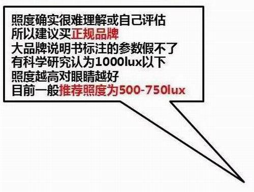 要照度好认准正规大品牌！那么对色温有什么讲究呢？