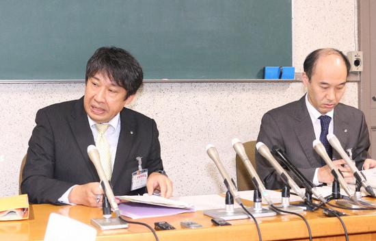 名古屋市教委2日召开新闻发布会(每日新闻)