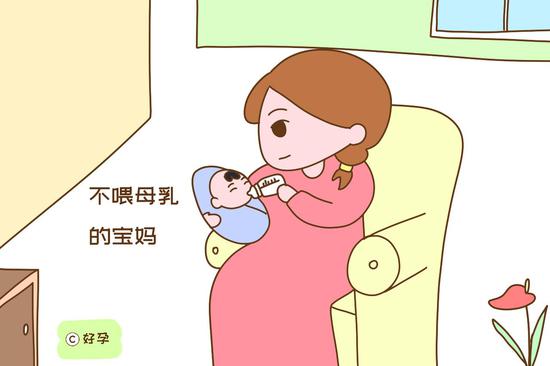 不喂母乳的宝妈，满月后一两个月就来月经