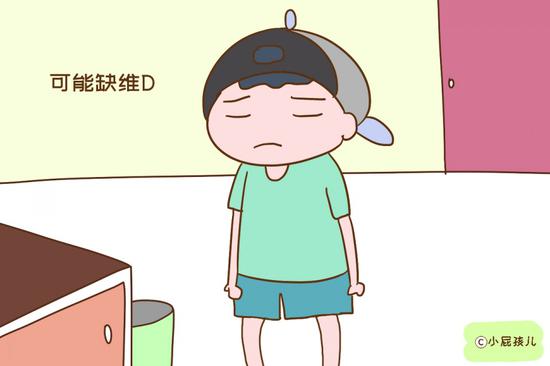 孩子身体方面发出这些信号，说明孩子可能缺维D