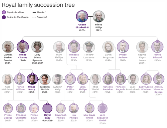 英王室继承人列表(CNN)