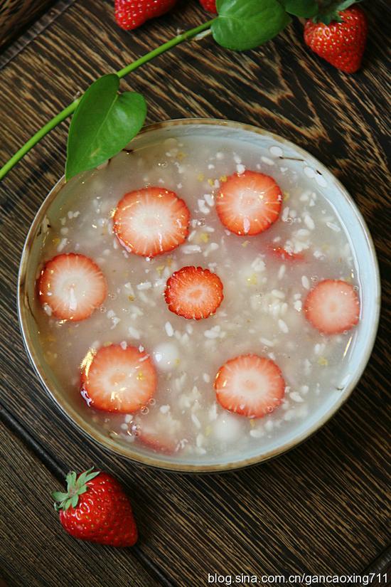 元宵节来一碗草莓酒酿小圆子(图)|元宵节|酒酿|小圆子