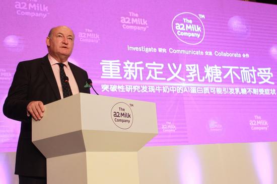 访问a2牛奶公司董事长David Hearn