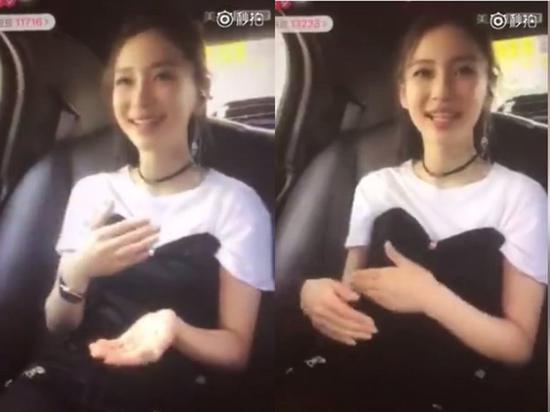 Angelababy边笑边聊妈妈经:“我一拍他就会打嗝,我一抱他就会睡觉。”