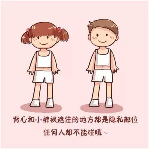 隐私部位不克不及让人随便马虎碰触,妈妈必定要明白的教孩子,这是孩子学会自我保护的第一步。