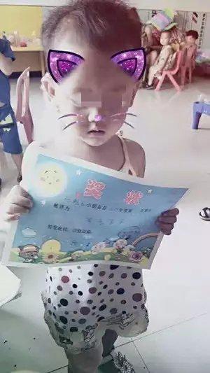 两岁半的任喷鼻谕。受访者供图
