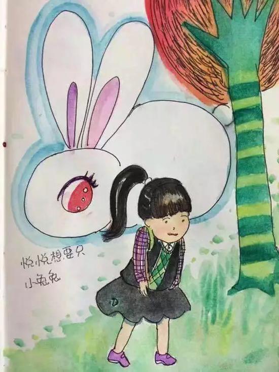 周燕绘画作品 本文图片均来自“成都儿童团”微信公众号