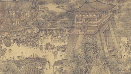 《清明上河图》北宋 张择端