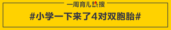 小学一下来了4对双胞胎