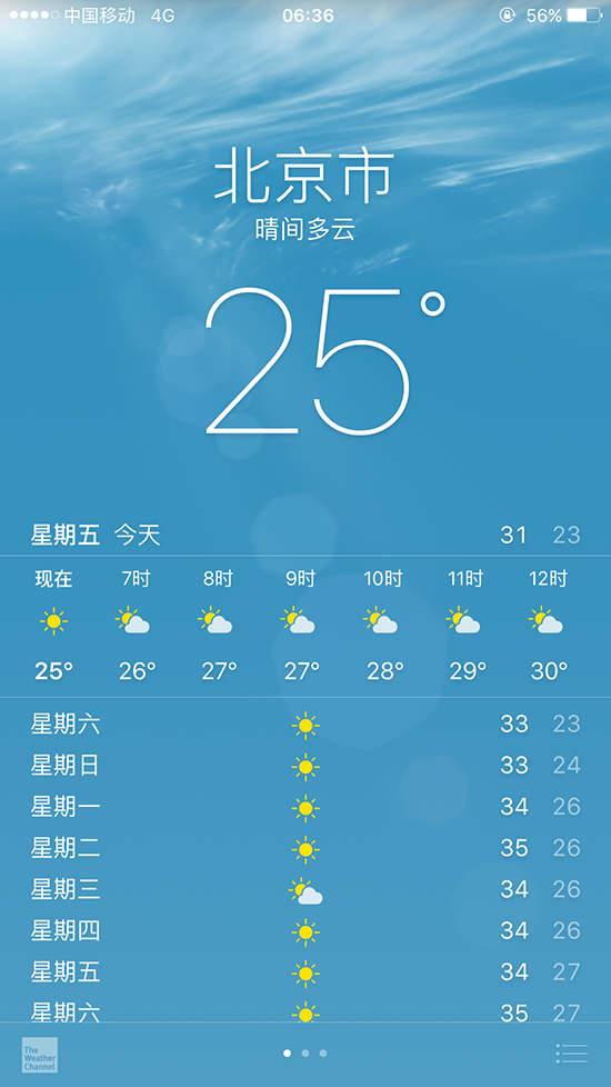 北京天气