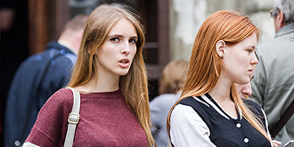 乌克兰街头美女如云