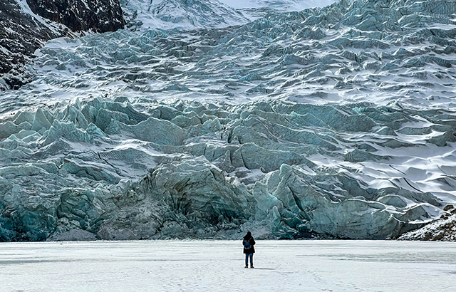世界上落差最大的冰川，太壯觀了！