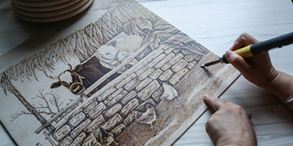 从下岗职工到烙画艺术家 从下岗职工到烙画艺术家