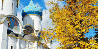 俄北小城童话般的秋天